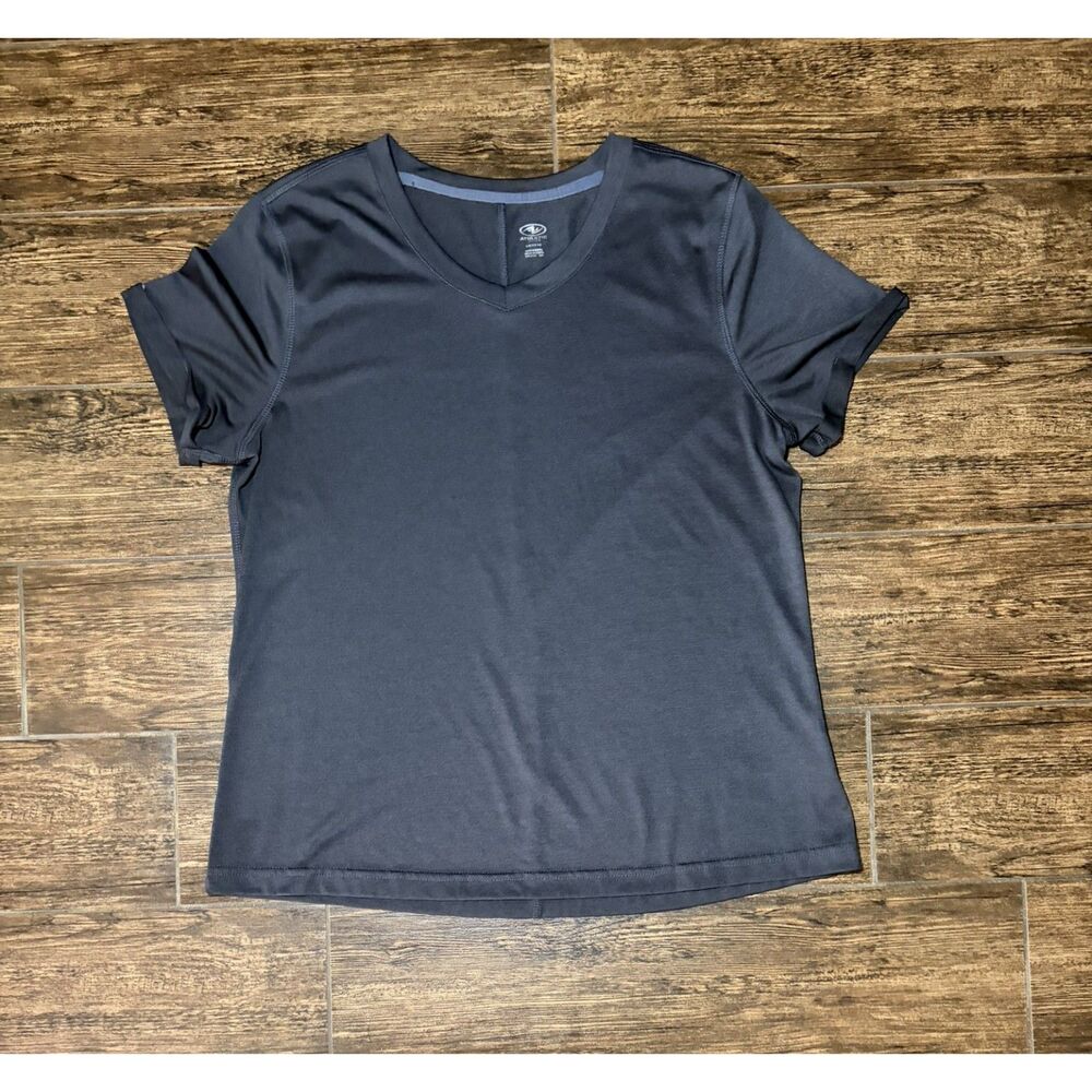 Athletic Works V-Neck Performance Tee - L